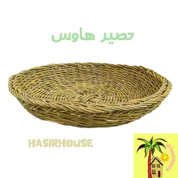 سبد حصیری مدل ترکه بافی 30 سانتی
