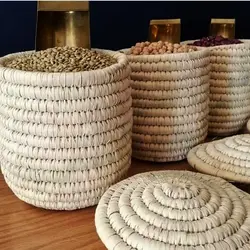 سطل حصیری استوانه ای