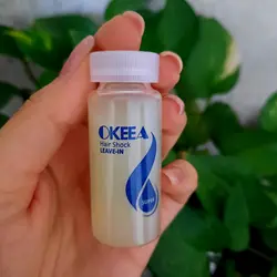 ویال اکیا بازسازی کننده عمیق مو و ضد ریزش بدون آبکشی 15میلی لیتر 15Hair Shock OKEEA