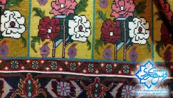 فرش دستبافت 6 متری گل رز اردبیل رنگ گیاهی | صنایع دستی خلخال