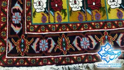 فرش دستبافت 6 متری گل رز اردبیل رنگ گیاهی | صنایع دستی خلخال