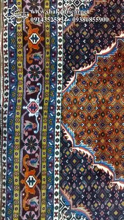 فرش دستباف 6 متری ریزماهی میراشرف بافت اردبیل | فرش شکوری