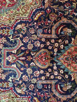 فرش دستبافت 6 متری مراغه نقشه اسلیم بافنده سلیمی - کد 13 - فروشگاه فرش و تابلوفرش شکوری