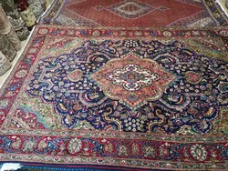 فرش دستبافت 6 متری مراغه نقشه اسلیم بافنده سلیمی - کد 13 - فروشگاه فرش و تابلوفرش شکوری