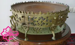 منقل برنجی سبک روسی دوران قاجار | خرید از سایت شکوری کارپت
