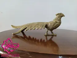 خرید + قیمت مجسمه برنجی و دکوری طاووس دم پهن | خرید از شکوری