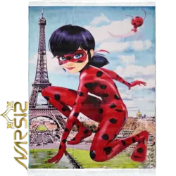 فرش اتاق کودک طرح دختر کفشدوزکی کد 1170