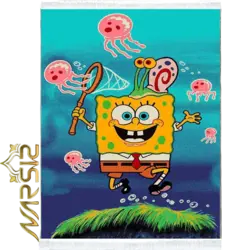 فرش کودک طرح باب اسفنجی کد 1030