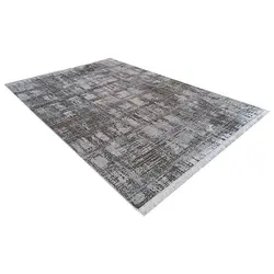 فرش وینتج طرح سایه روشن - فرش ماشینی کهنه نما کد 992-VH