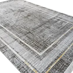 فرش وینتج (کهنه نما) طرح آبرنگی/فرش ماشینی نارسیس کد 991-VH