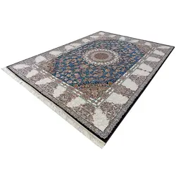 فرش 700 شانه کاشان طرح لوکس | فرش هفتصد شانه کد H-700