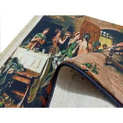 تابلو فرش تولد نوزاد - تابلو فرش فرانسوی کد 421