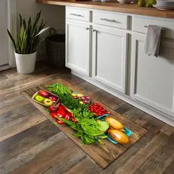 پادری آشپزخانه طرح سبزیجات مدل فرشینه کد 7039 | نارسیس کارپت