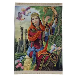 تابلو فرش چنگ نواز کد 0162 - فروشگاه نارسیس