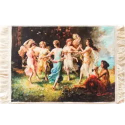 تابلو فرش رقص پری کد 1053 😍 تابلو فرش رقص فرانسوی