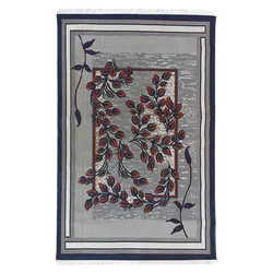 گلیم فرش نارسیس طرح برگ کد19 - فروشگاه نارسیس