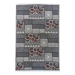 گلیم فرش نارسیس طرح گل پیچ کد 118 - فروشگاه نارسیس
