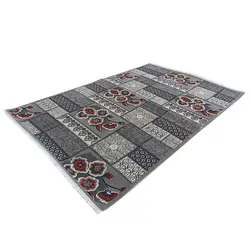 گلیم فرش نارسیس طرح گل پیچ کد 118 - فروشگاه نارسیس