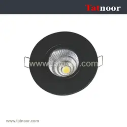 هالوژن 7 وات توکار سی او بی COB آلومینیوم تخت