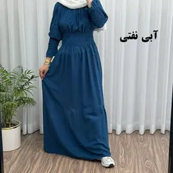 پیراهن ساحلی مدل خسته پارچه ساده | فروشگاه اینترنتی کریانس