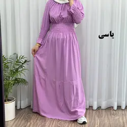 پیراهن ساحلی مدل خسته پارچه ساده | فروشگاه اینترنتی کریانس