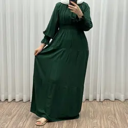 پیراهن ساحلی مدل خسته پارچه ساده | فروشگاه اینترنتی کریانس