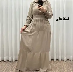 پیراهن ساحلی مدل خسته پارچه ساده | فروشگاه اینترنتی کریانس