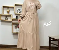 پیراهن ساحلی مدل آیدا جلو چاپی | فروشگاه اینترنتی کریانس