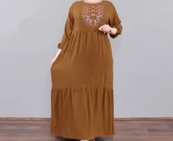 پیراهن ساحلی مدل آیدا جلو چاپی | فروشگاه اینترنتی کریانس