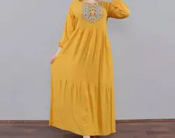 پیراهن ساحلی مدل آیدا جلو چاپی | فروشگاه اینترنتی کریانس