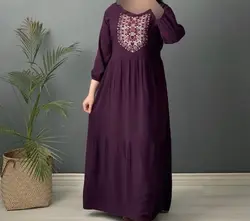 پیراهن ساحلی مدل آیدا جلو چاپی | فروشگاه اینترنتی کریانس