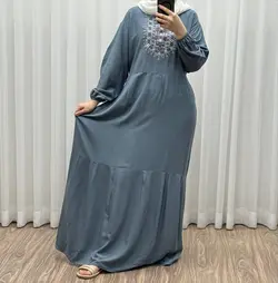 پیراهن ساحلی مدل آیدا جلو چاپی | فروشگاه اینترنتی کریانس