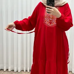 پیراهن ساحلی مدل آیدا جلو چاپی | فروشگاه اینترنتی کریانس