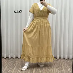 پیراهن ساحلی آستین کوتاه مدل سلن (وارداتی هندی) | فروشگاه اینترنتی کریانس