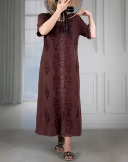 پیراهن ساحلی هندی سنگشور جلو دکمه دار | فروشگاه اینترنتی کریانس