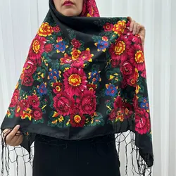 روسری ترکمن مدل گل درشت | فروشگاه اینترنتی کریانس