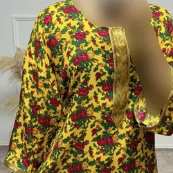 پیراهن ساحلی ترکمنستان گل ریز | فروشگاه اینترنتی کریانس