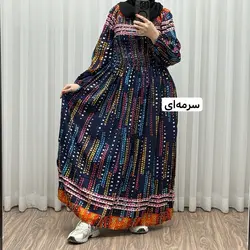 جدول سایز بندی پیراهن ساحلی سینه کش آستین دار هندی اطلس | فروشگاه اینترنتی کریانس