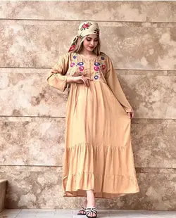 پیراهن ساحلی گلدوزی هندی | فروشگاه اینترنتی کریانس