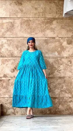 پیراهن هندی سنگشور طرح اشتیاق | فروشگاه اینترنتی کریانس