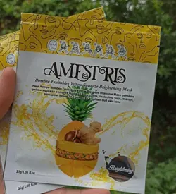 ماسک روشن کننده مخلوط میوه های زرد - درمامد