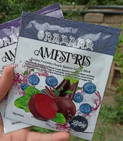 ماسک لیفتینگ مخلوط میوه های بنفش - درمامد