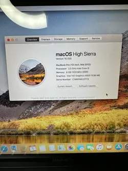 لپتاپ اپل MacBook Pro 2012