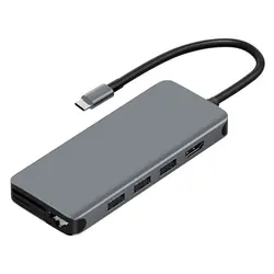 هاب تایپ c ۱۲ پورت گرین Green USB-C Hub 12in1