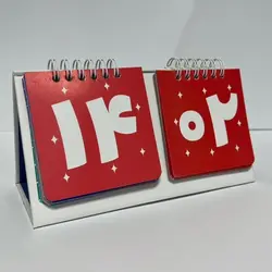 تقویم رومیزی آبرنگ 1402 - کتابفروشی روباه قرمز