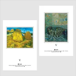 تقویم کارتی رومیزی پایه دار لنتو ونگوگ 1402 - کتابفروشی روباه قرمز