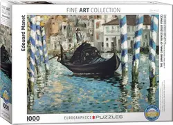 پازل 1000 تکه the grand canal of venice (blue venice) - edouard manet - کتابفروشی روباه قرمز