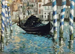 پازل 1000 تکه the grand canal of venice (blue venice) - edouard manet - کتابفروشی روباه قرمز