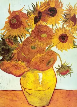 پازل یوروگرافیک 1000 قطعه twelve sunflowers - vincent van gogh - کتابفروشی روباه قرمز