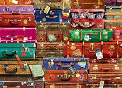 پازل یوروگرافیک 1000 قطعه Travel suitcases - کتابفروشی روباه قرمز